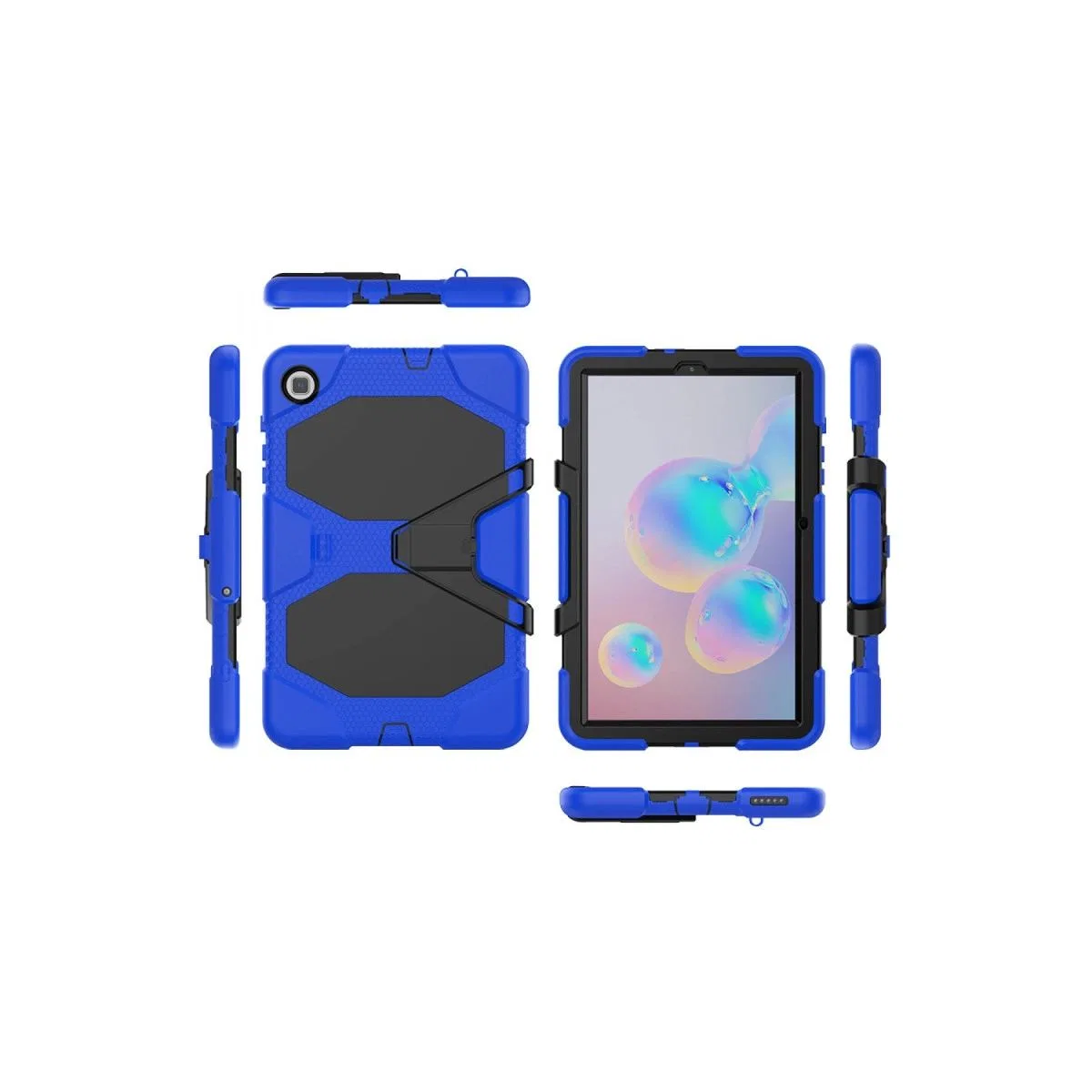 Samsung Galaxy T500 Tab A7 10. 4 Kılıf Griffin Tablet Kapak - Mavi