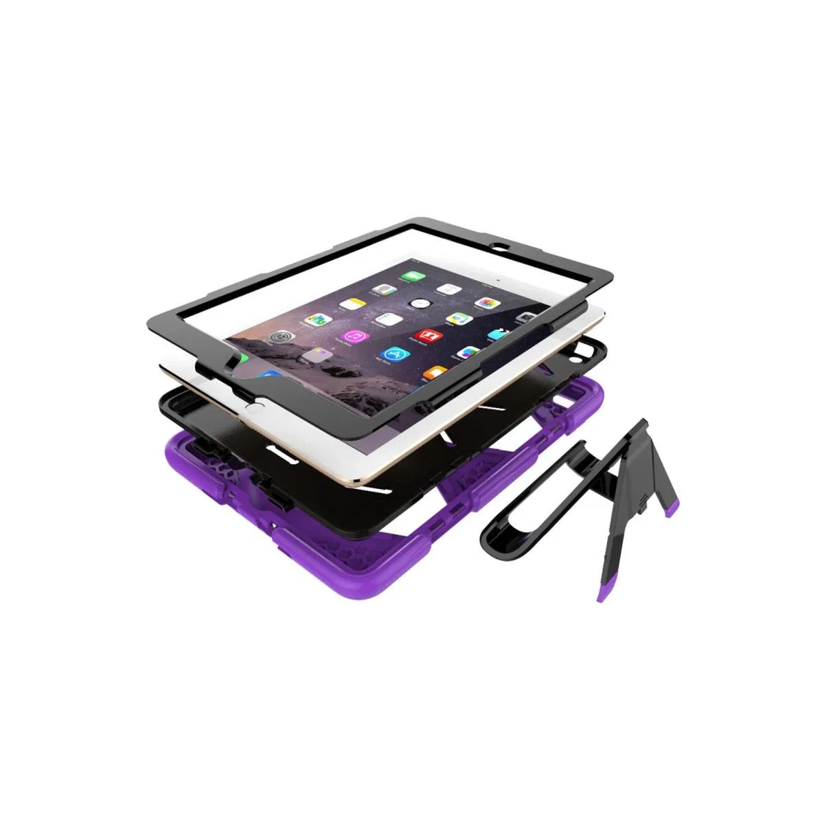 Apple İpad 5 Air 9. 7 Kılıf Griffin Tablet Kapak - Mor