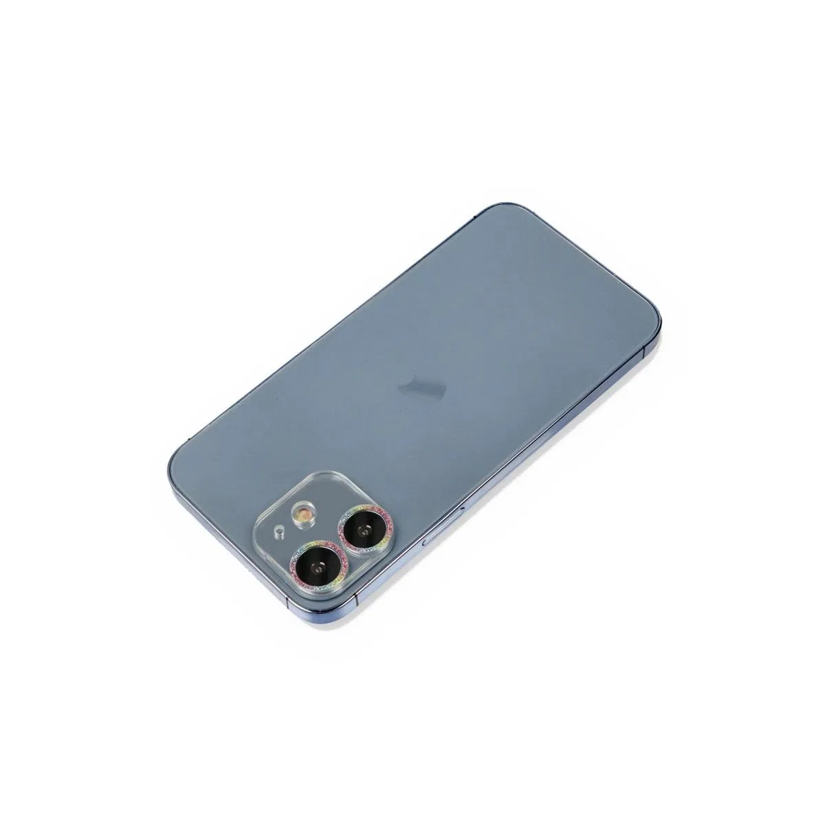 Apple İphone 12 Mini Shine Kamera Lens Koruma Cam - Rainbow