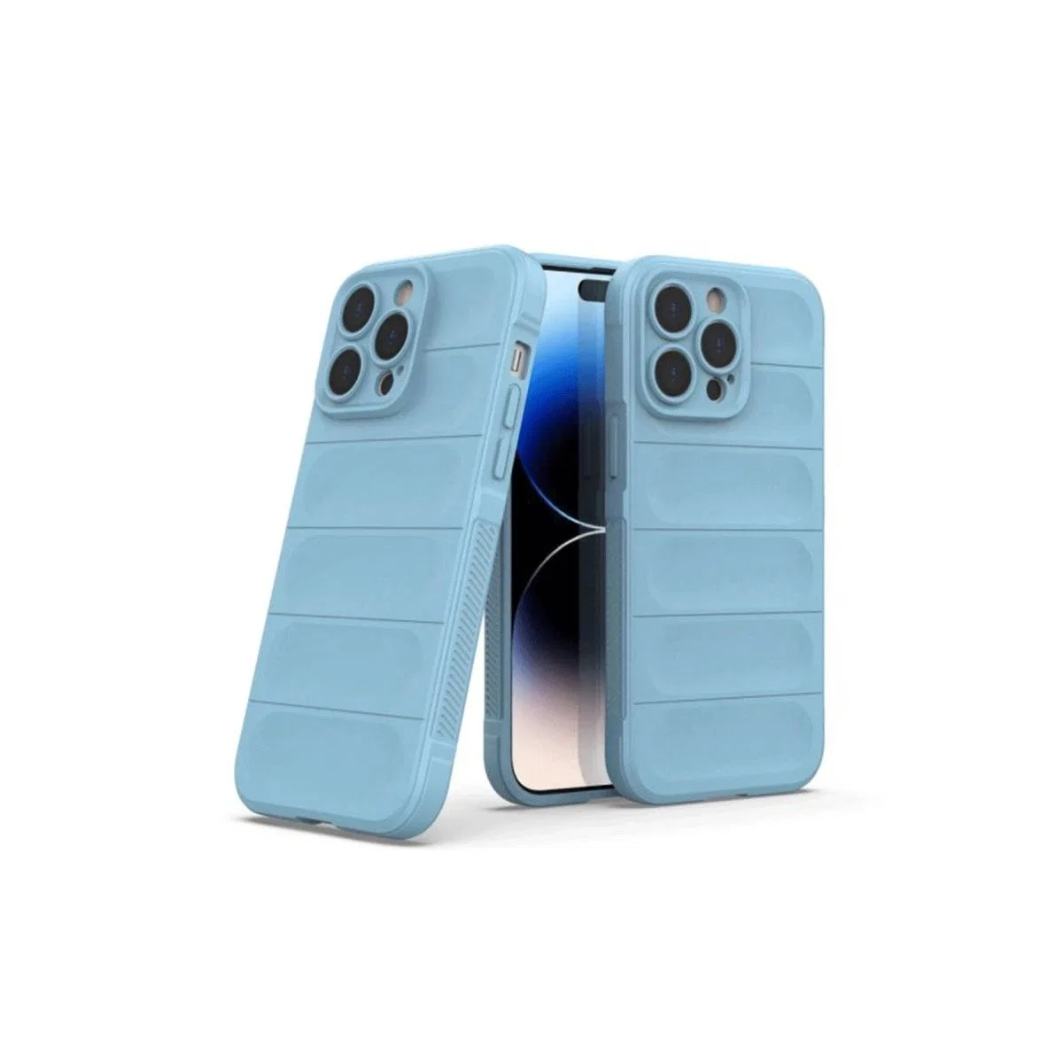 Apple İphone 15 Pro Max Kılıf Optimum Silikon - Sky Blue