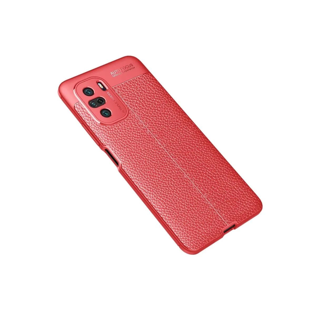 Xiaomi Poco F3 Kılıf Auto Focus Kapak - Kırmızı