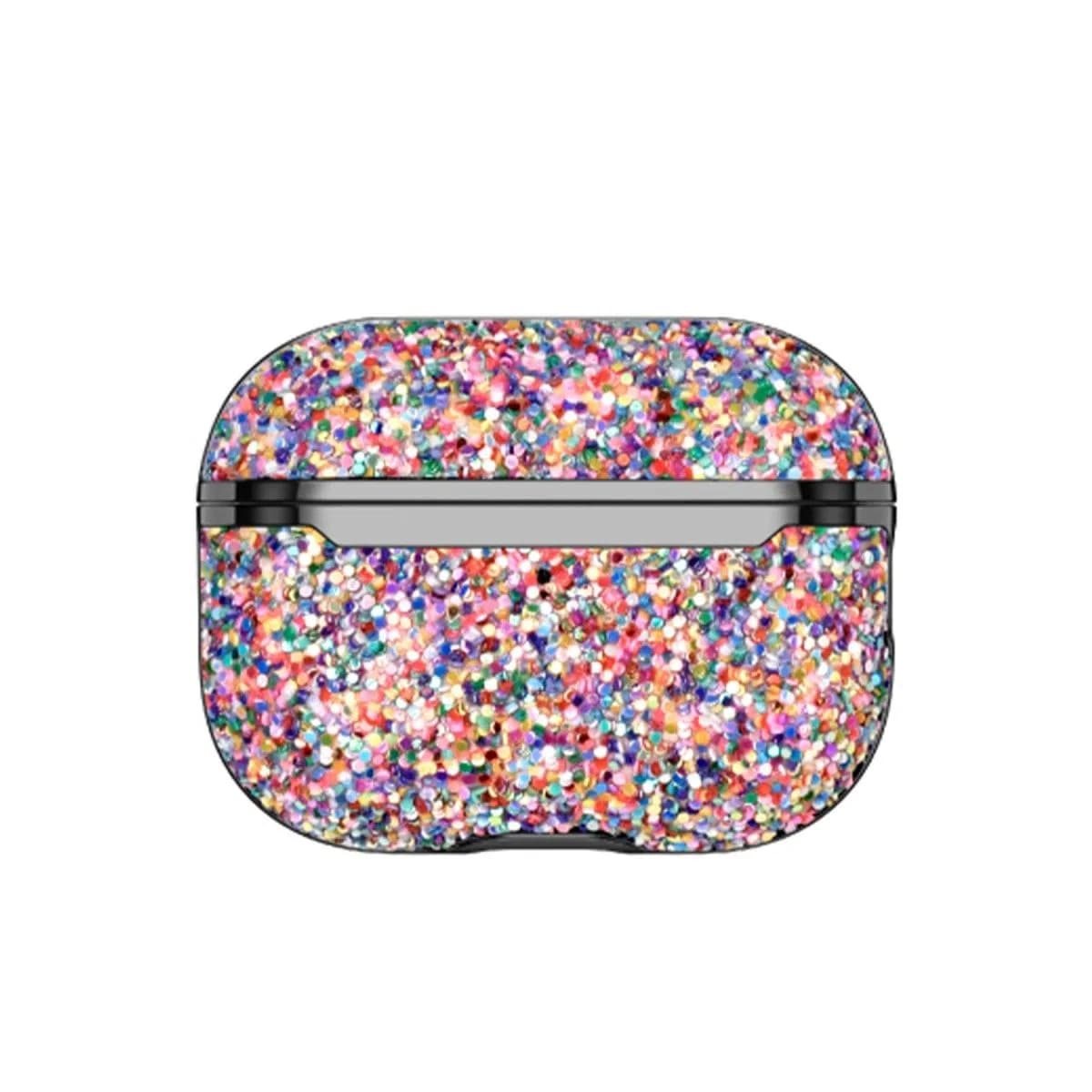 Onegif Apple Airpods 2 (2. nesil) Bright Simli Airpods Kapak - Gold