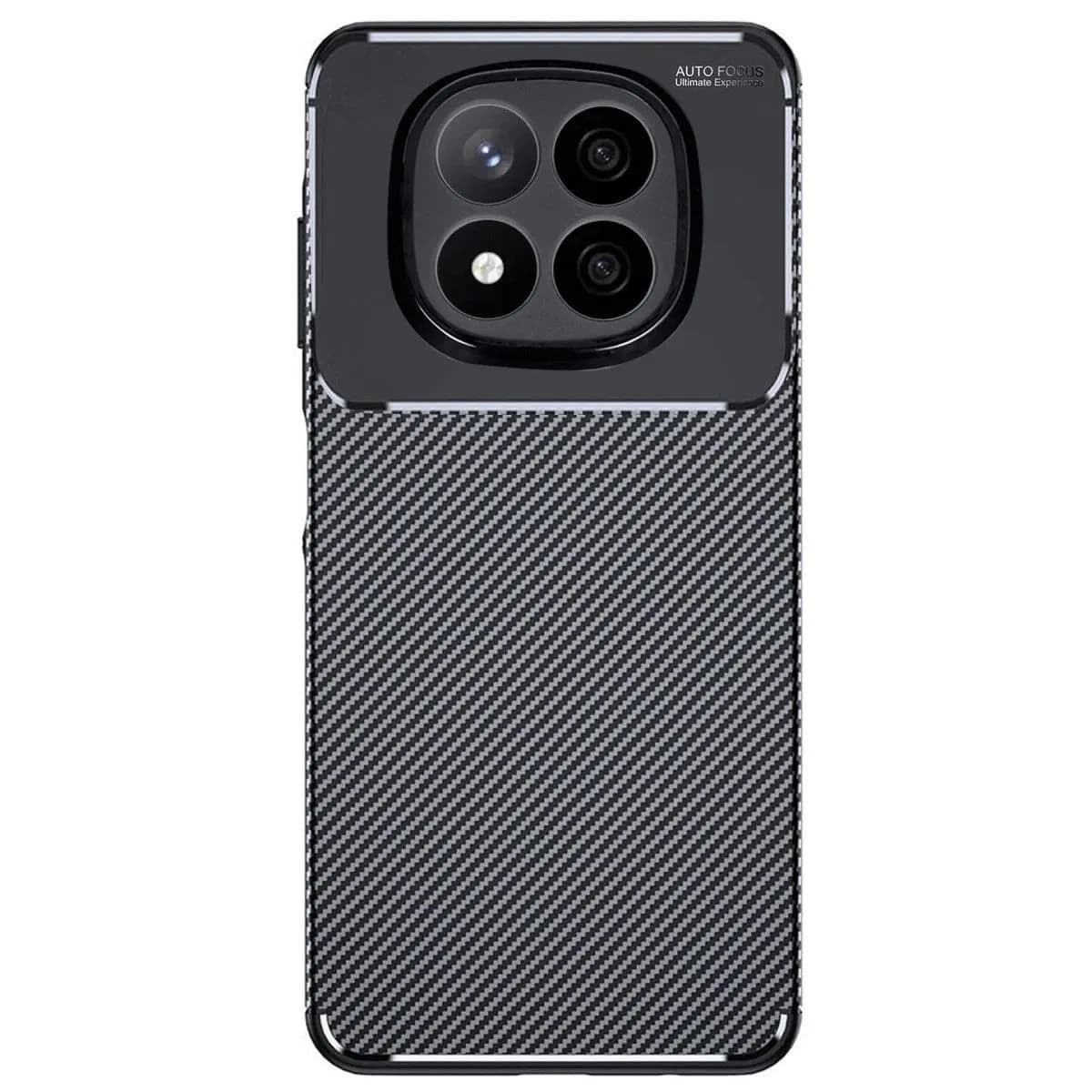 Xiaomi Redmi Note 14 Pro 4g Kılıf Auto Focus Karbon Kapak - Siyah