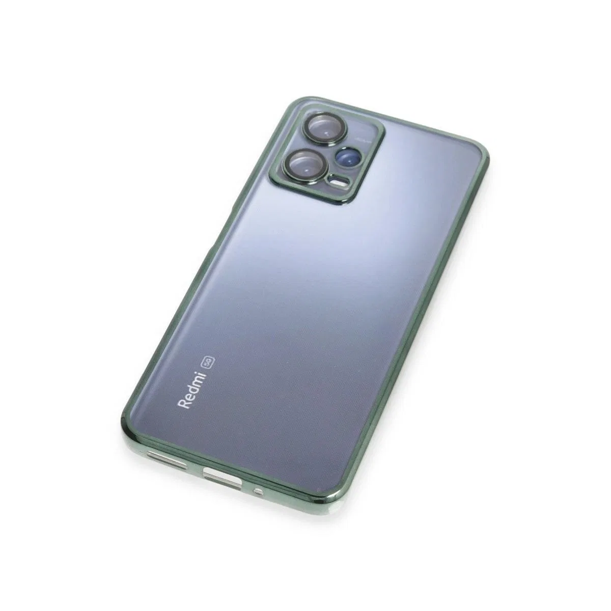 Xiaomi Redmi Note 12 5g Kılıf Razer Lensli Silikon - Yeşil
