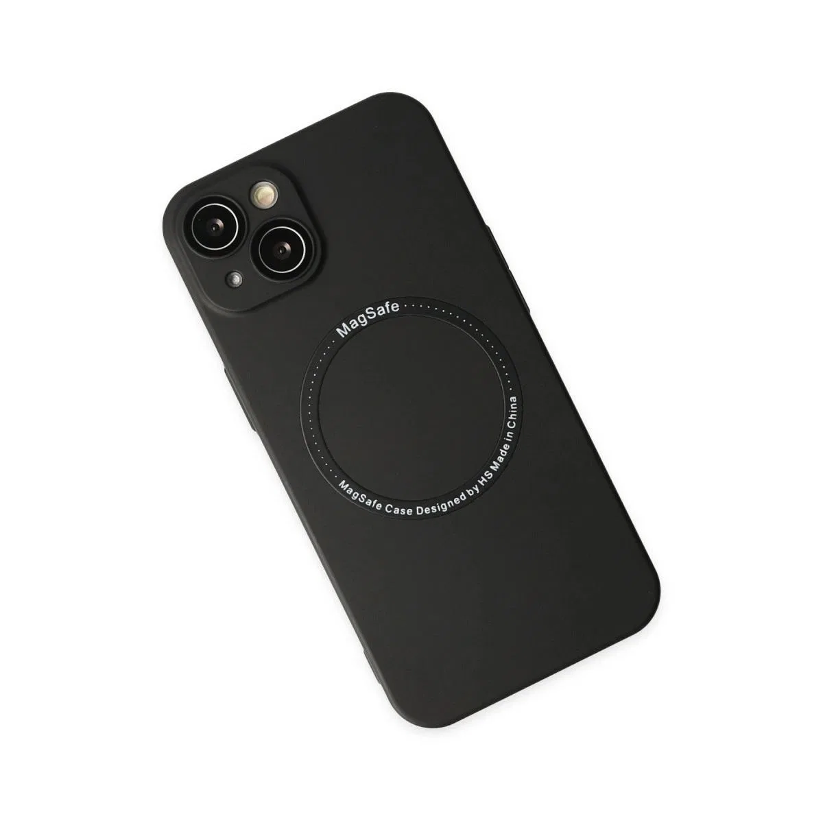 Apple İphone 14 Plus Kılıf Jack Magneticsafe Lens Silikon - Siyah
