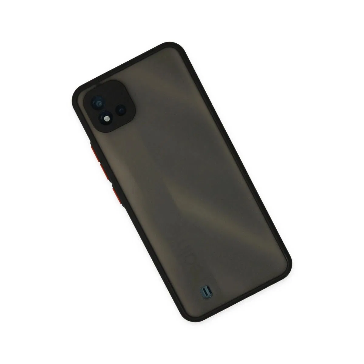 Realme C11 2021 Kılıf Montreal Silikon Kapak - Siyah