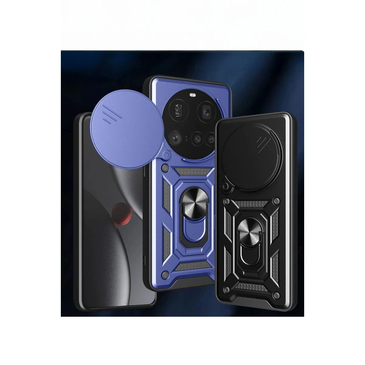 Xiaomi Mi 15 Ultra Kılıf Pars Lens Yüzüklü Silikon - Kırmızı