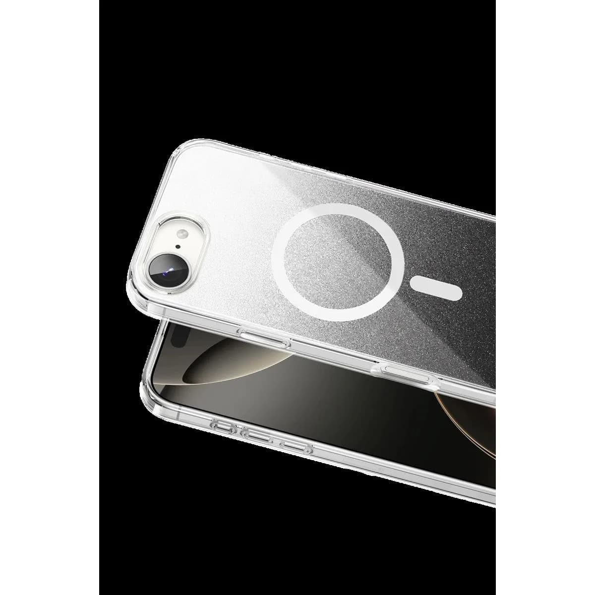 Onegif Apple İphone 17e Sora Simli Magsafe Kapak - Siyah