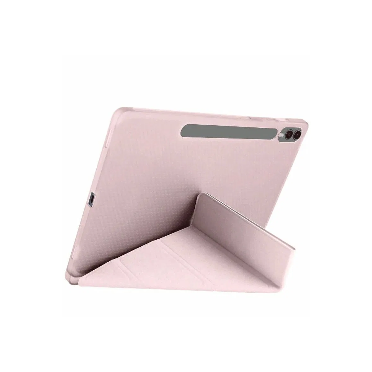 Samsung Galaxy X610 Tab S9 Fe Plus 12. 4 Kılıf Kalemlikli Mars Tablet Kılıfı - Rose Gold