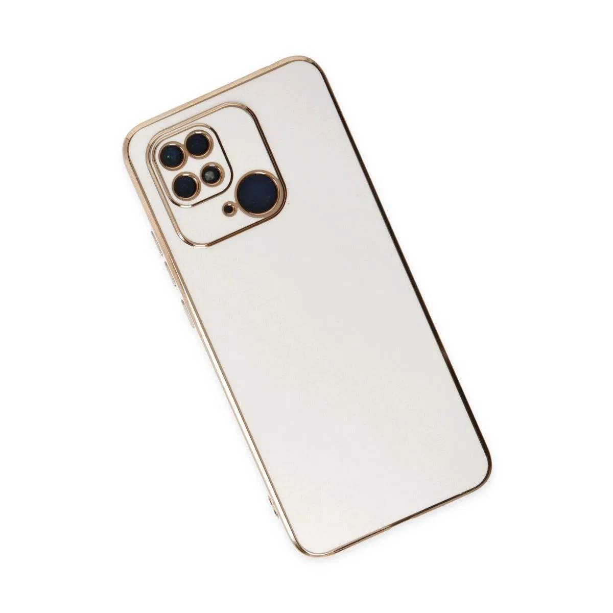 Xiaomi Redmi 10c Kılıf Volet Silikon - Beyaz