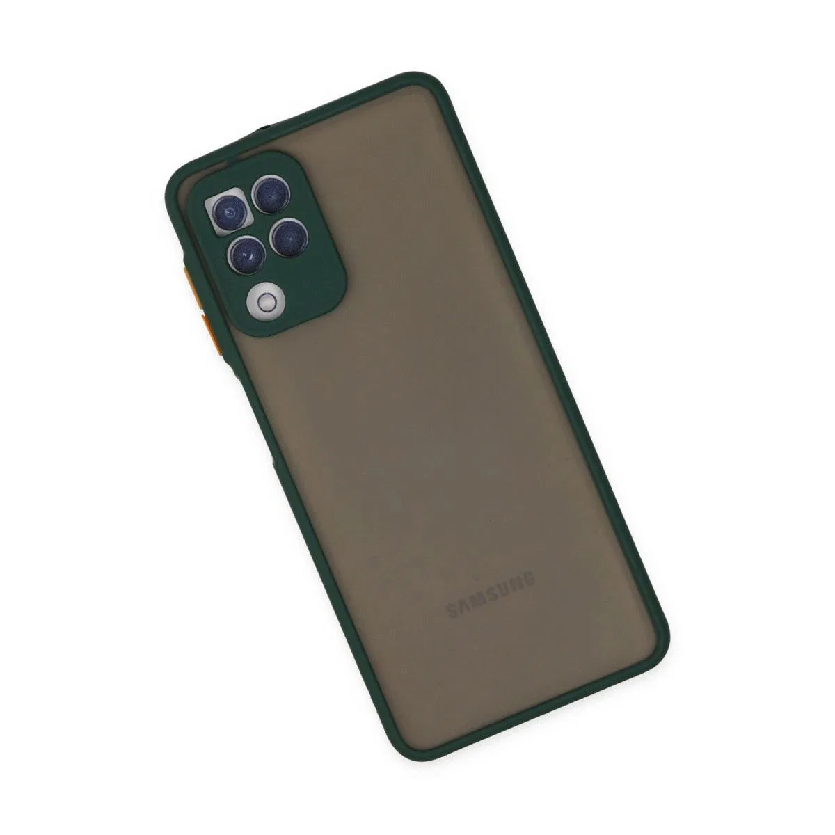 Samsung Galaxy A22 Kılıf Montreal Silikon Kapak - Yeşil