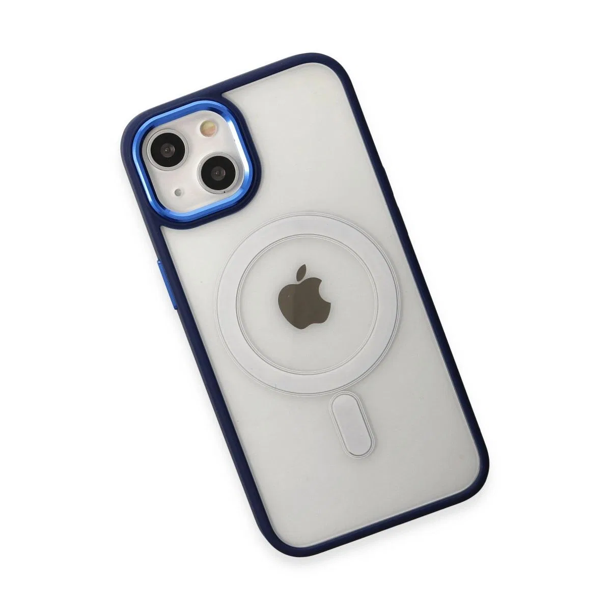 Apple İphone 15 Pro Kılıf Room Magneticsafe Silikon - Lacivert