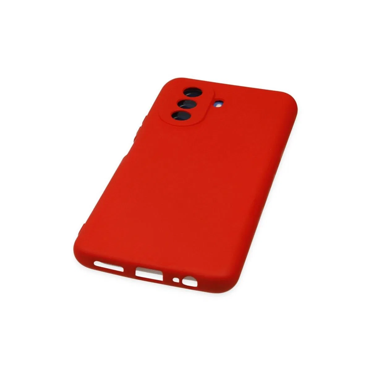 Huawei Nova Y70 Kılıf Nano İçi Kadife Silikon - Kırmızı