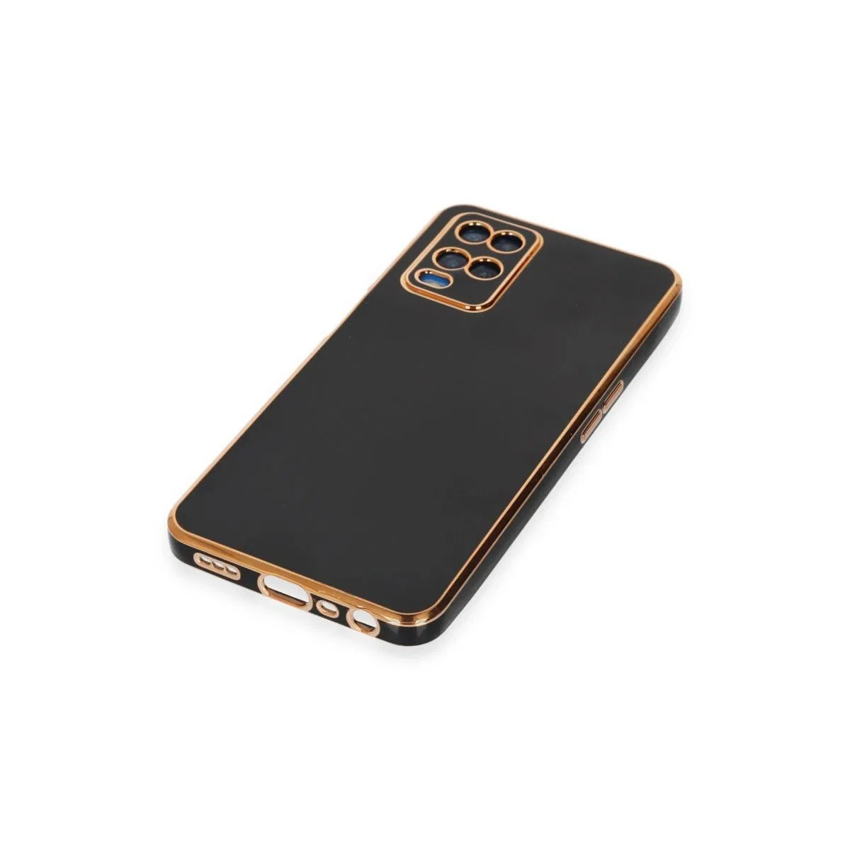 Oppo A54 4g Kılıf Volet Silikon - Siyah