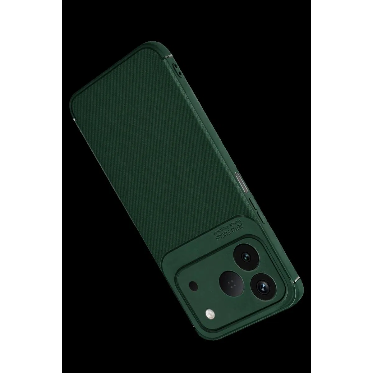 Newface Tecno Spark 50 4g Auto Focus Karbon Kapak - Yeşil