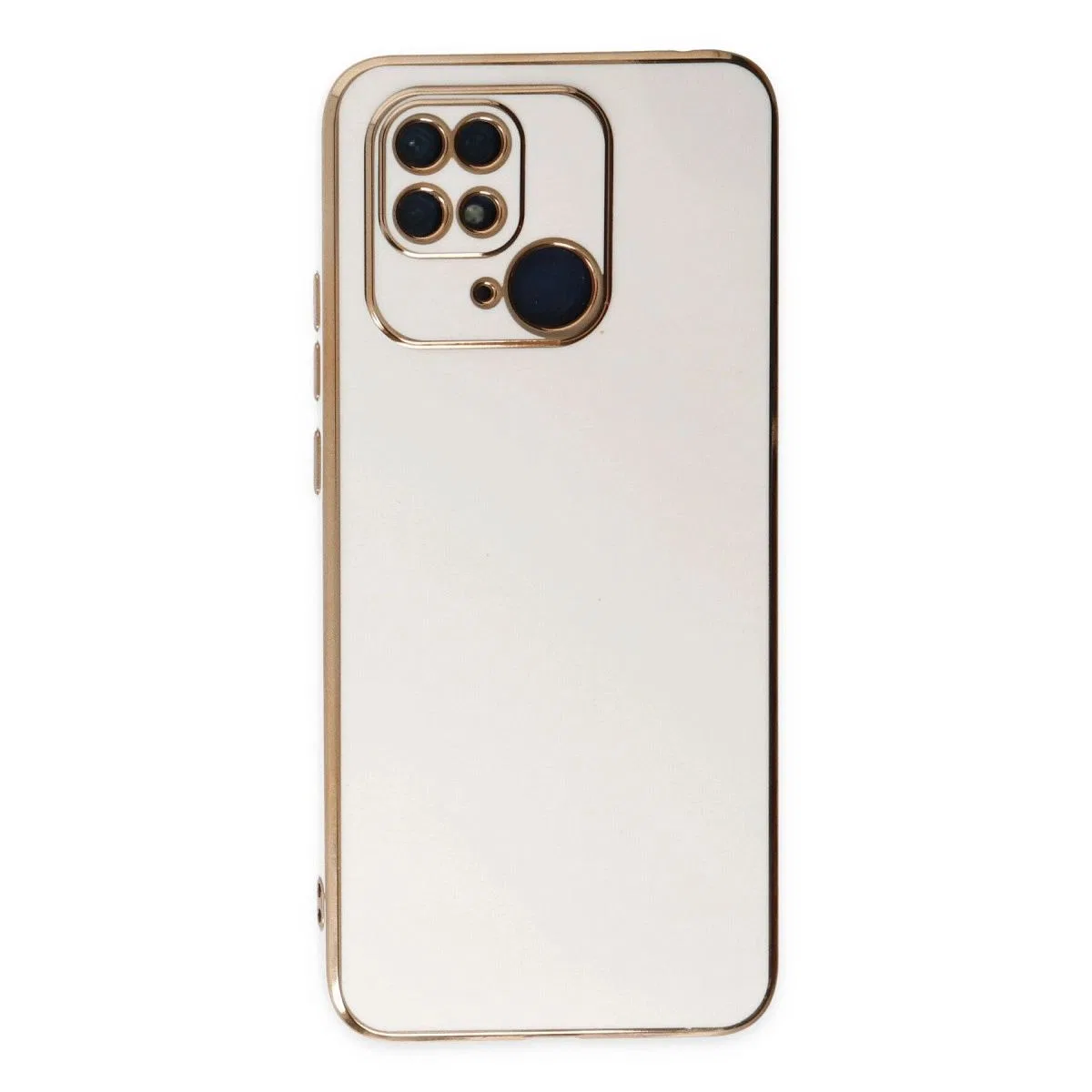 Xiaomi Redmi 10c Kılıf Volet Silikon - Beyaz