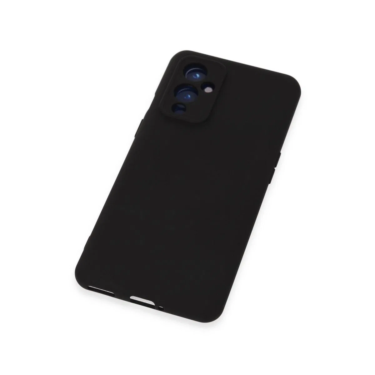 One Plus 9 Kılıf Nano İçi Kadife Silikon - Siyah