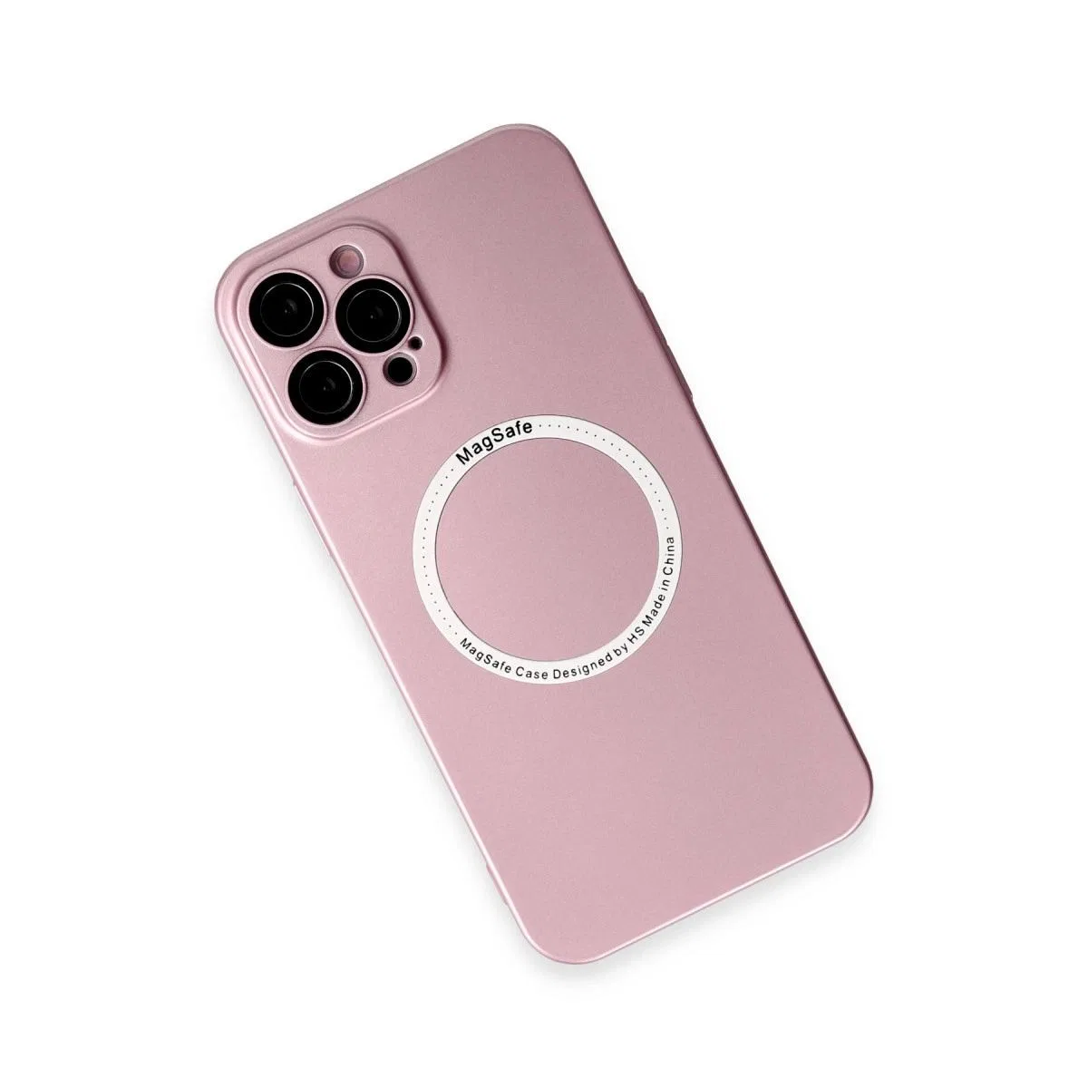 Apple İphone 12 Pro Kılıf Jack Magneticsafe Lens Silikon - Rose Gold