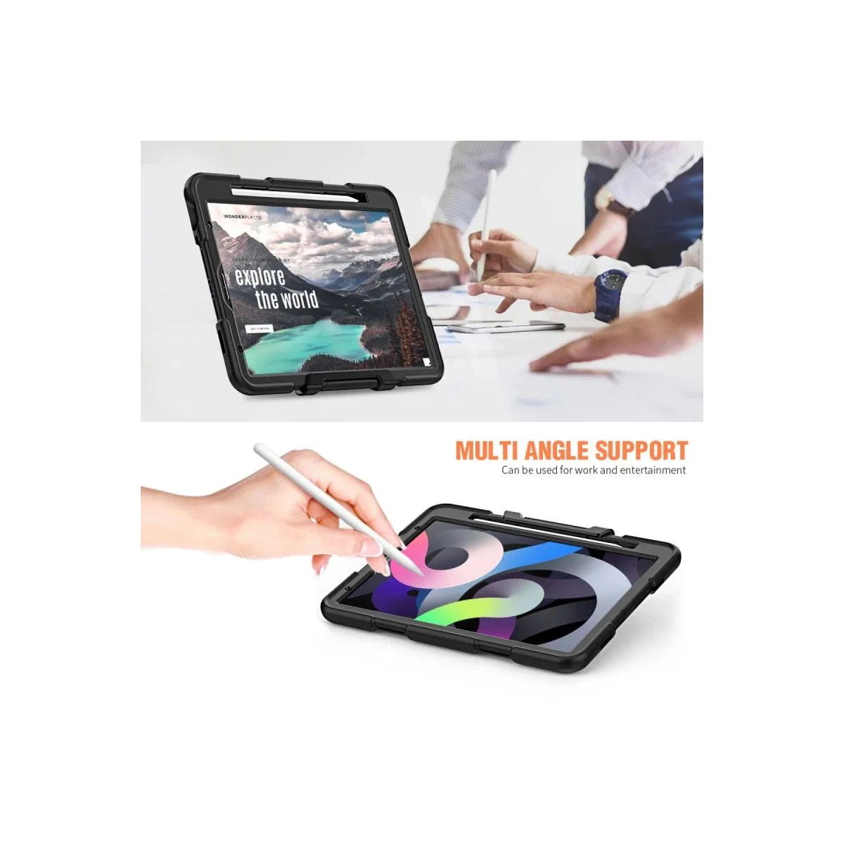 Apple İpad Pro 11 (2020) Kılıf Griffin Tablet Kapak - Siyah