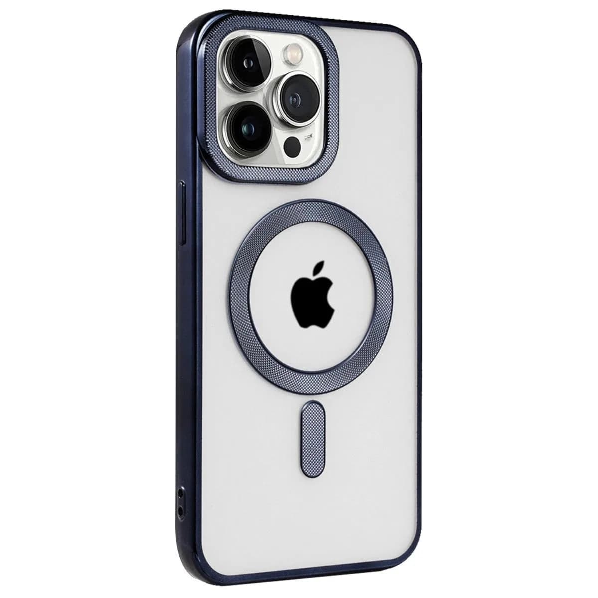 Apple İphone 15 Pro Kılıf Kronos Magsafe Kapak - Lacivert
