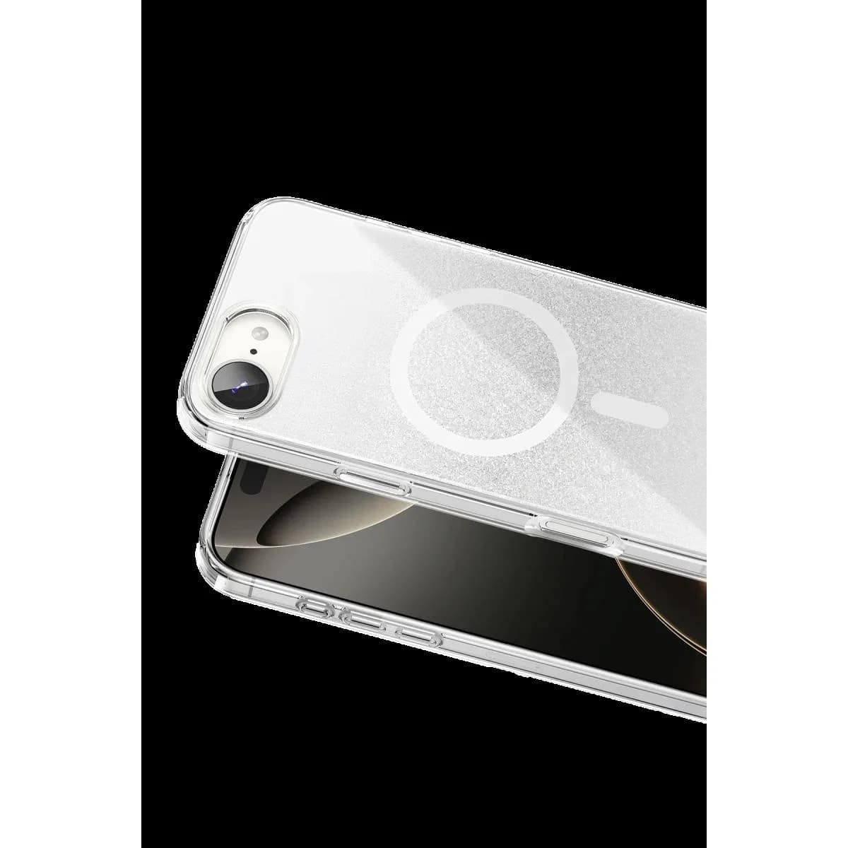 Onegif Apple İphone 17e Sora Simli Magsafe Kapak - Beyaz