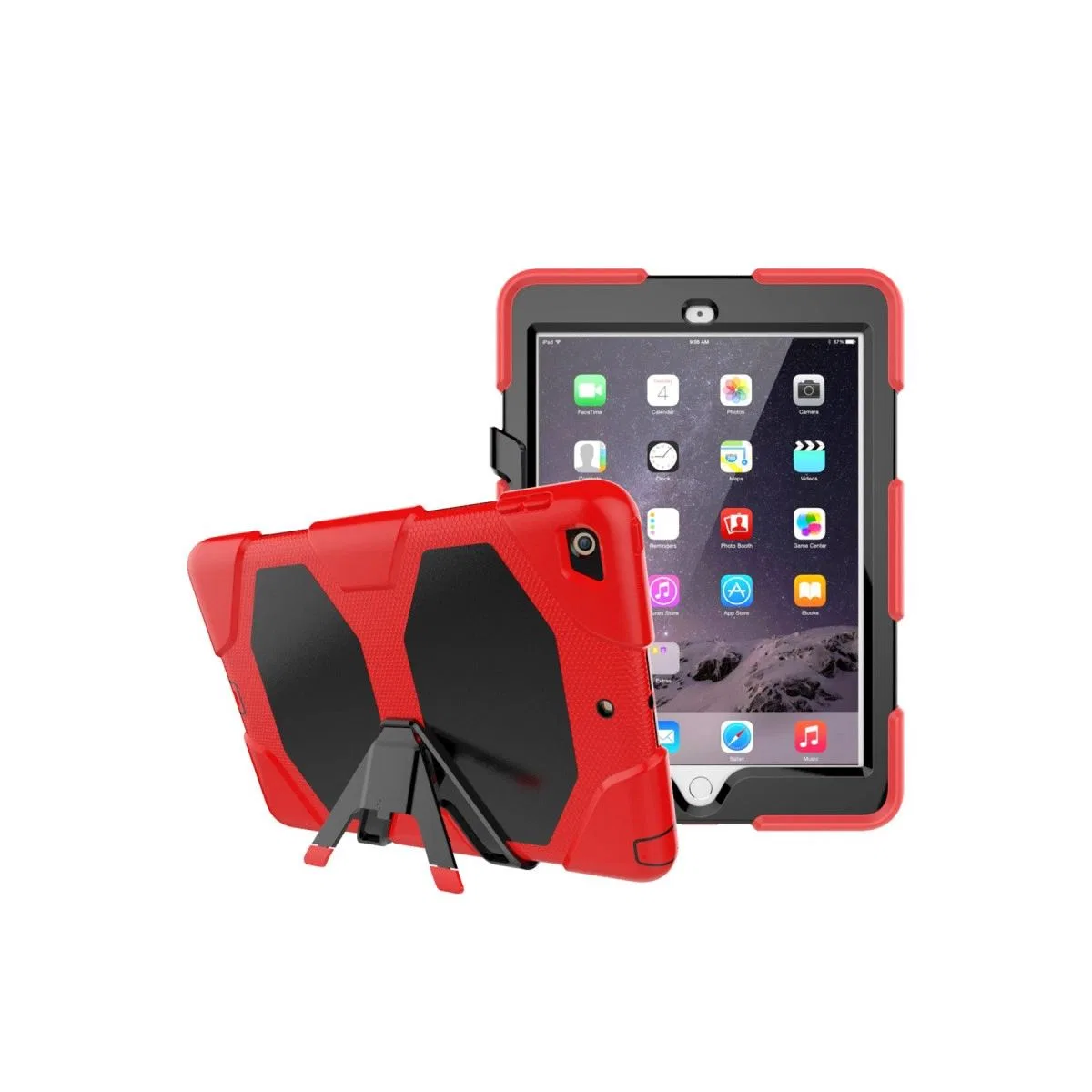 Apple İpad 5 Air 9. 7 Kılıf Griffin Tablet Kapak - Kırmızı
