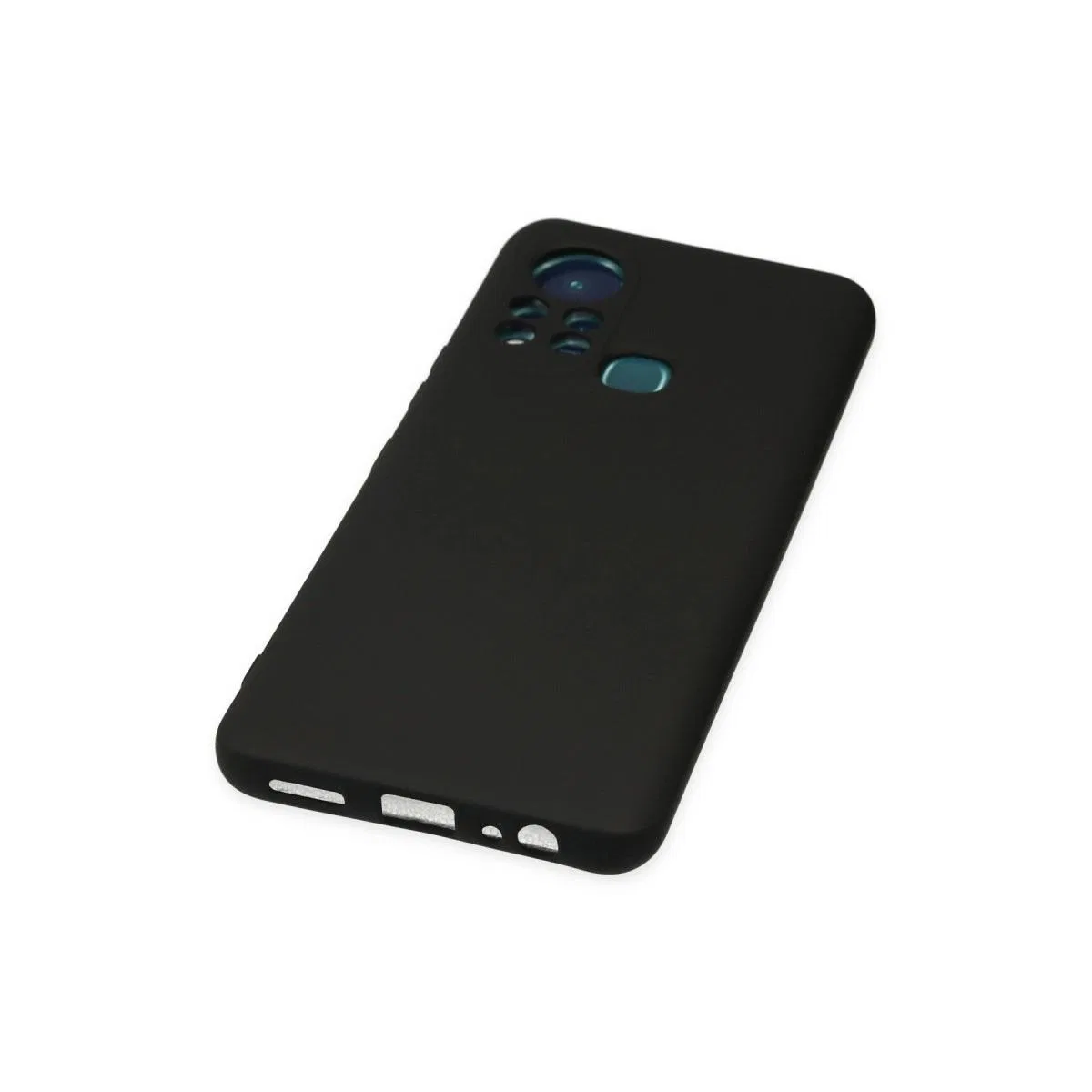 İnfinix Hot 11s Kılıf Nano İçi Kadife Silikon - Siyah