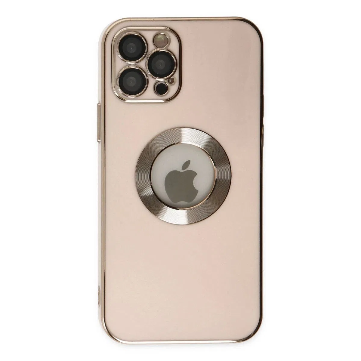 Apple İphone 12 Pro Kılıf Store Silikon - Pembe