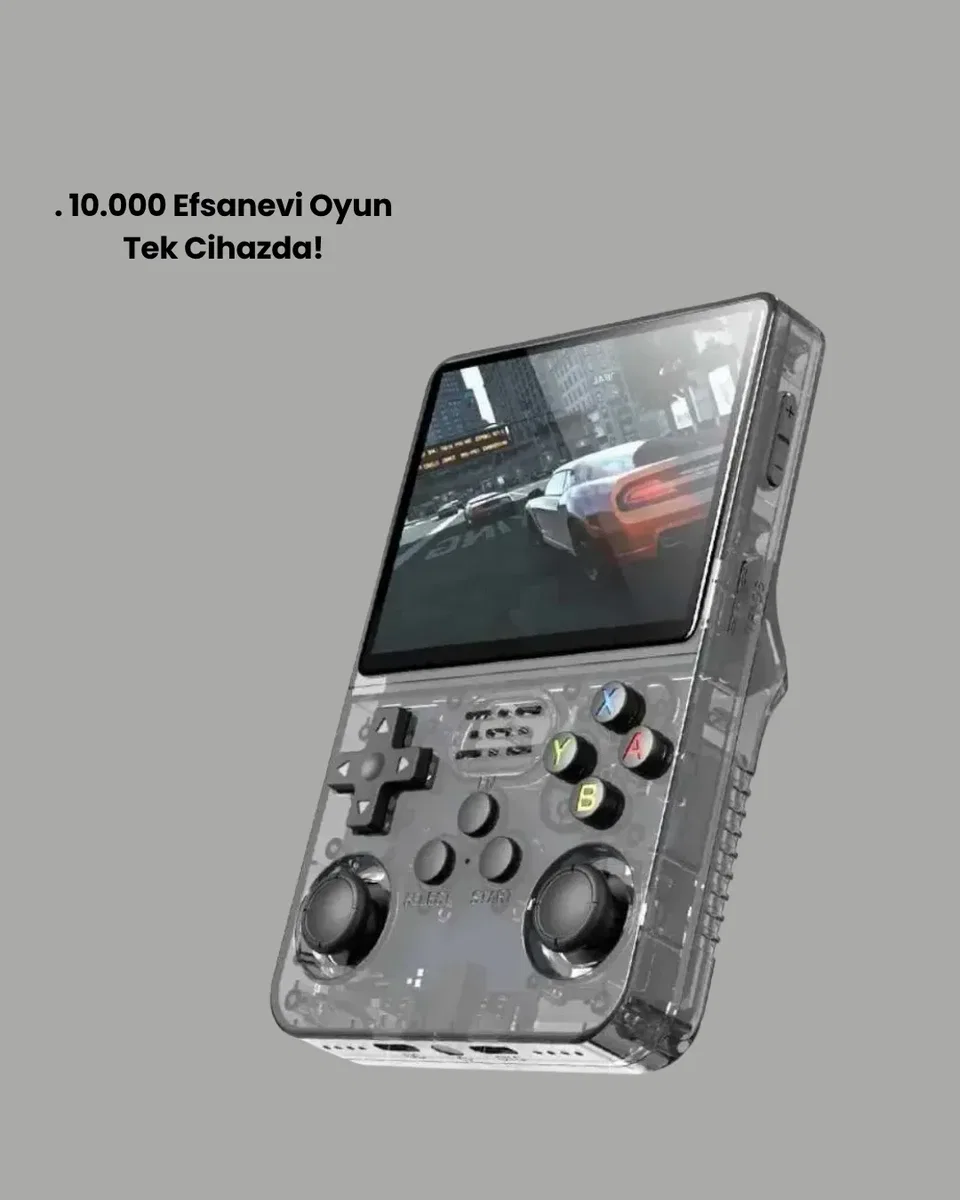64GB Retro Oyun Konsolu 10. 000 Oyunlu Taşınabilir El Konsolu