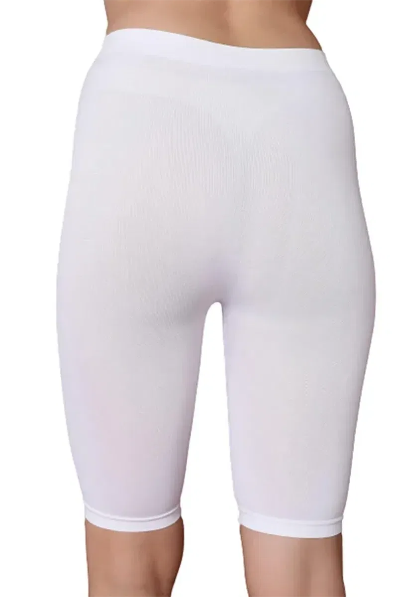 Beyaz MI 3856 Soft Kapri Tayt