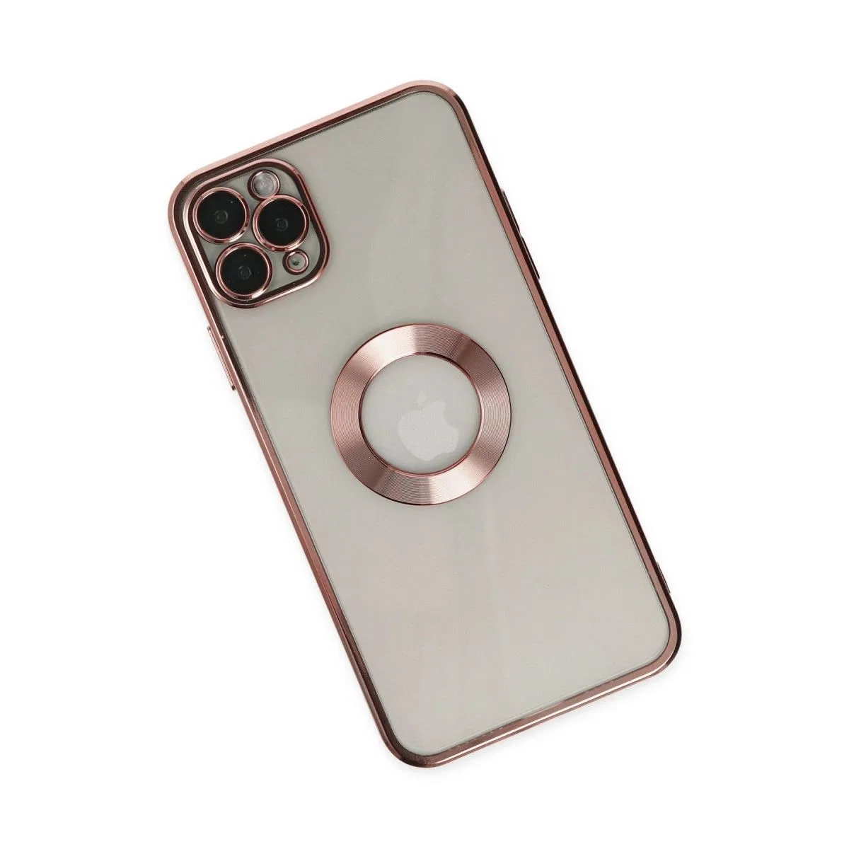 Apple İphone 11 Pro Kılıf Slot Silikon - Rose Gold