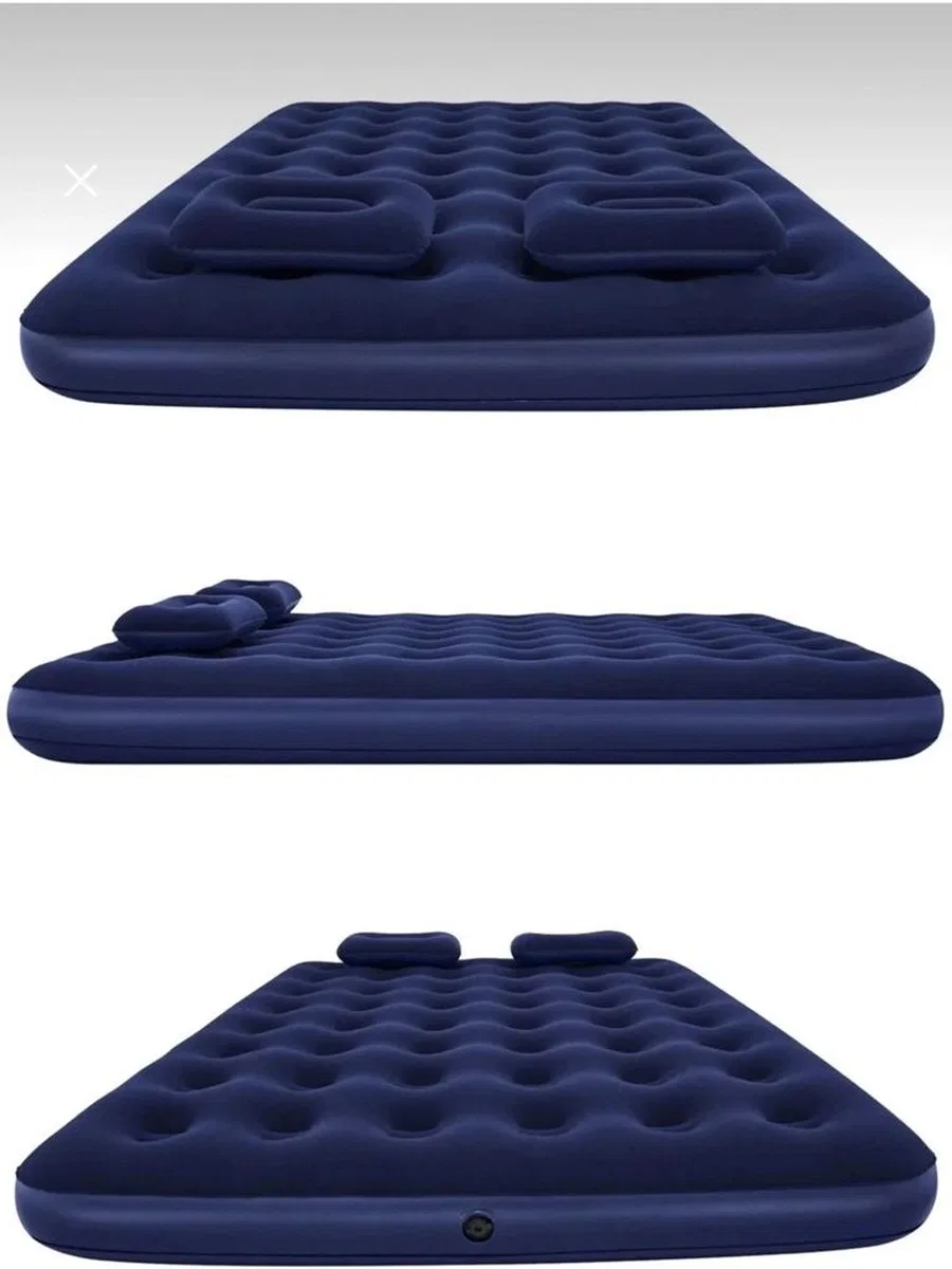 Çift Kişilik Şişme Yatak Dahili Pompalı 203x152x22 Cm 2 Yastıklı