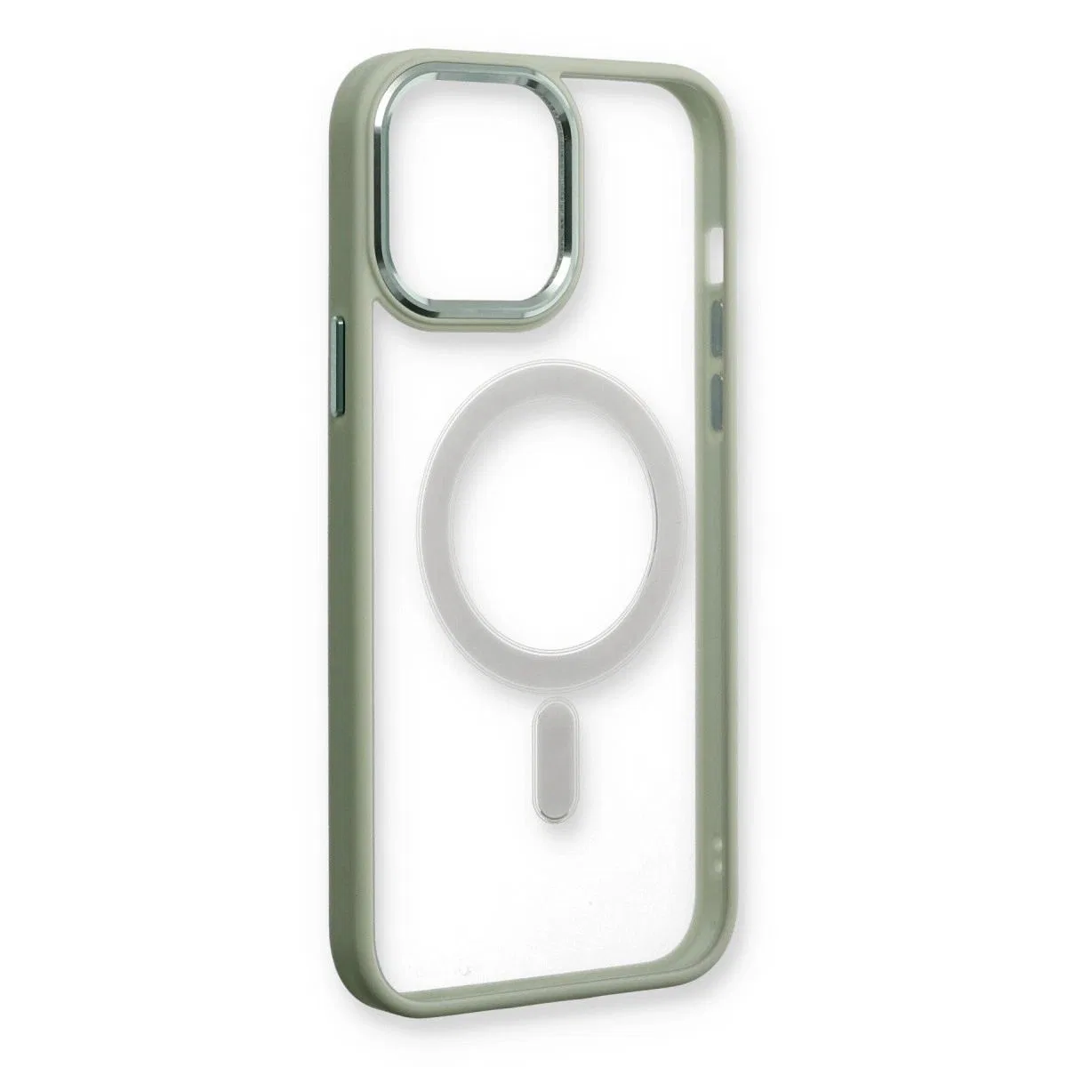 Apple İphone 14 Pro Max Kılıf Room Magneticsafe Silikon - Su Yeşili