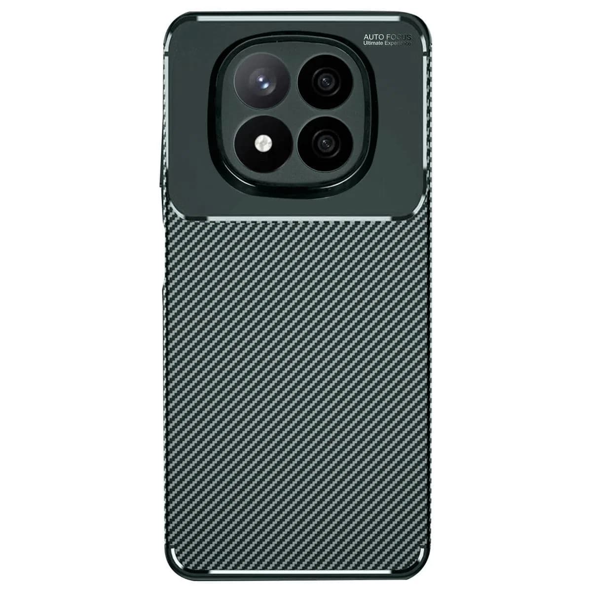Xiaomi Redmi Note 14 Pro 4g Kılıf Auto Focus Karbon Kapak - Koyu Yeşil