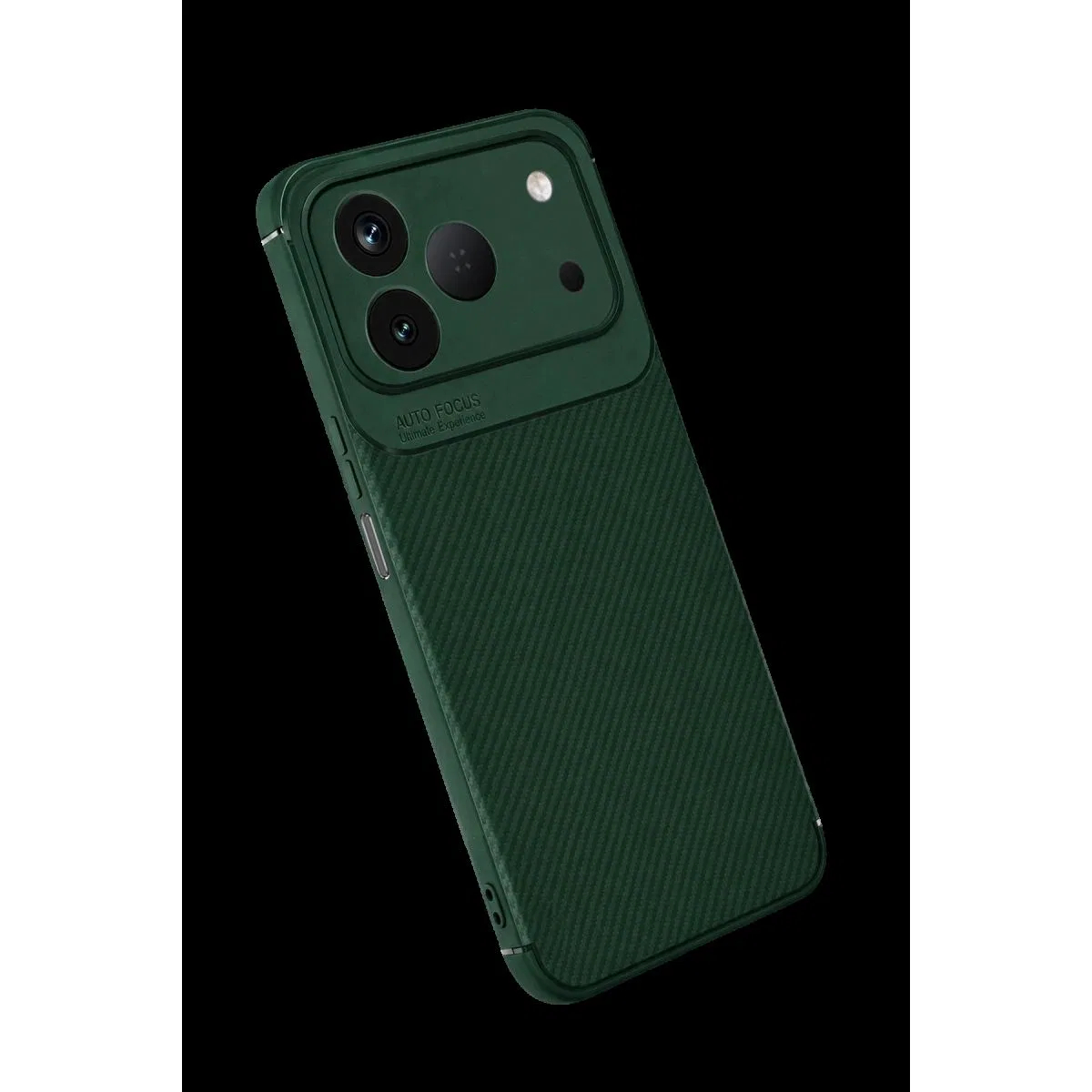 Newface Tecno Spark 50 4g Auto Focus Karbon Kapak - Yeşil