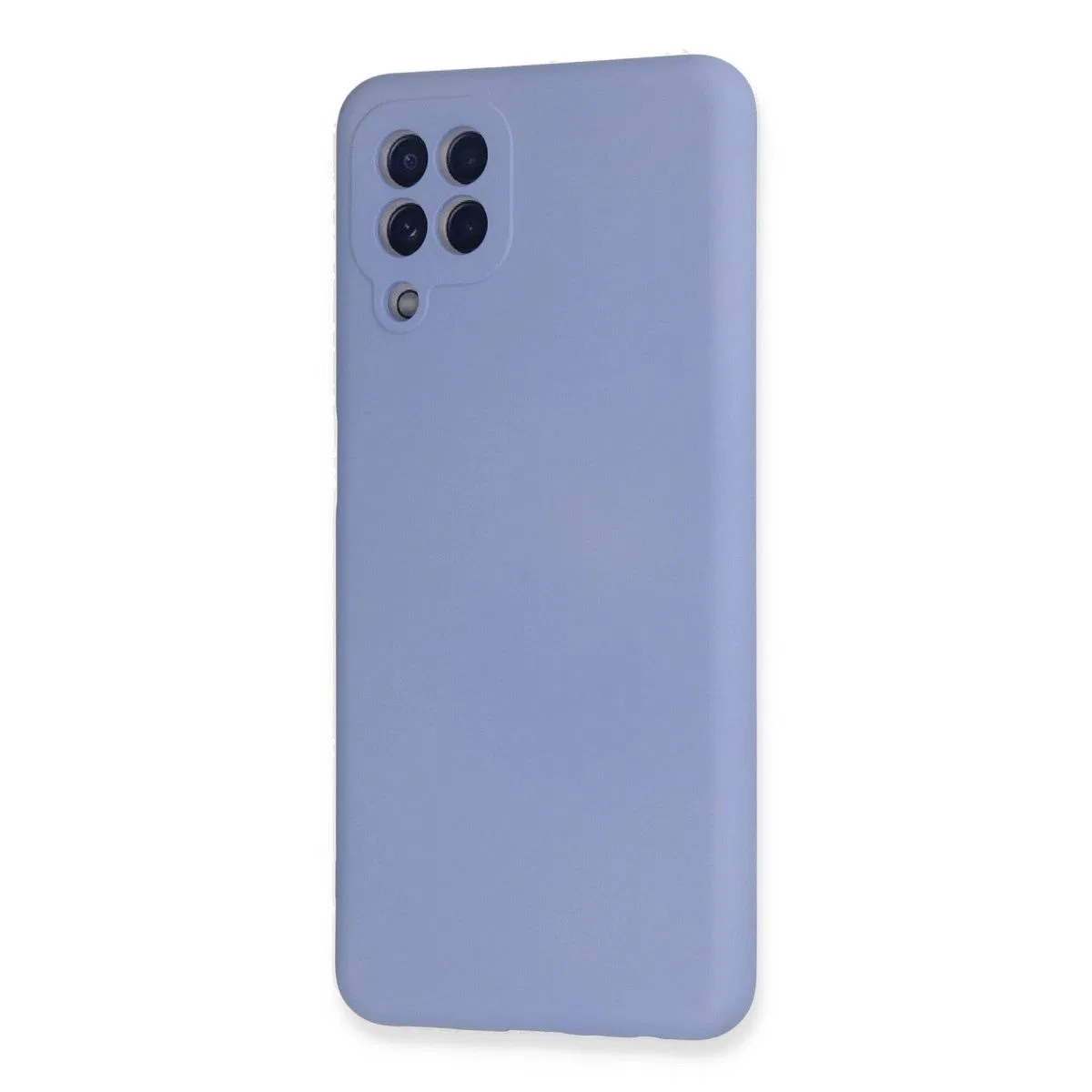 Samsung Galaxy A22 Kılıf Nano İçi Kadife Silikon - Lila