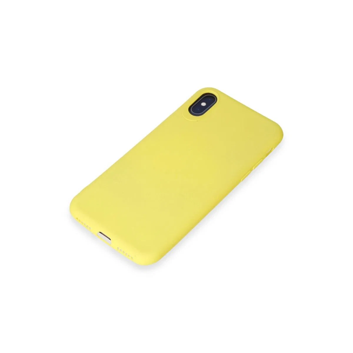 Apple İphone X Kılıf First Silikon - Sarı