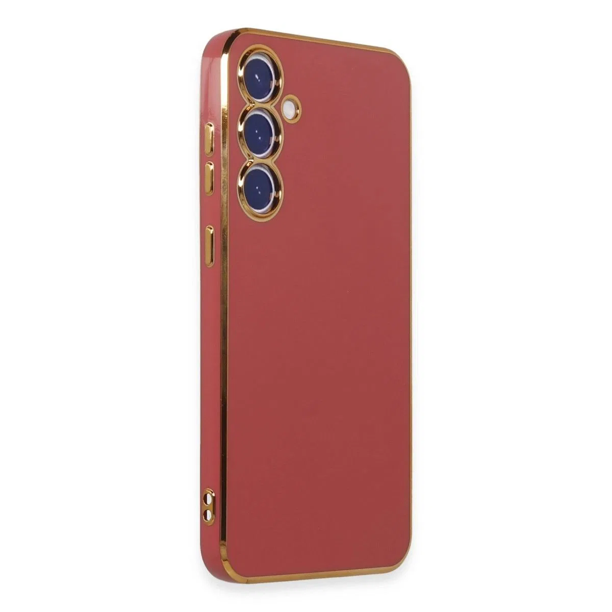 Samsung Galaxy S23 Fe Kılıf Volet Silikon - Kırmızı