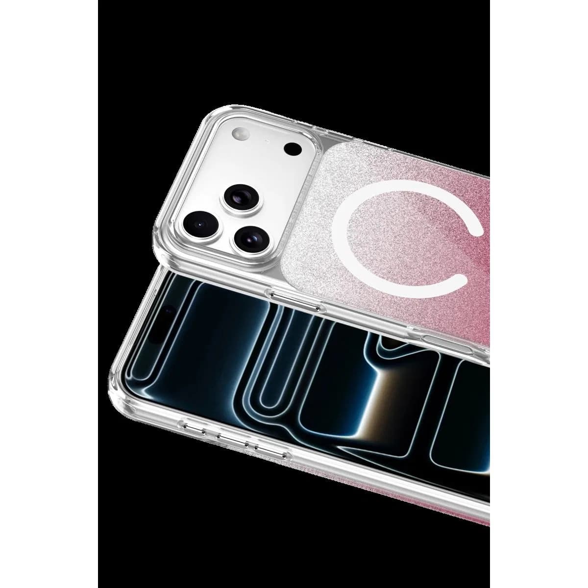 Onegif Apple İphone 17 Pro Sora Simli Magsafe Kapak - Kırmızı