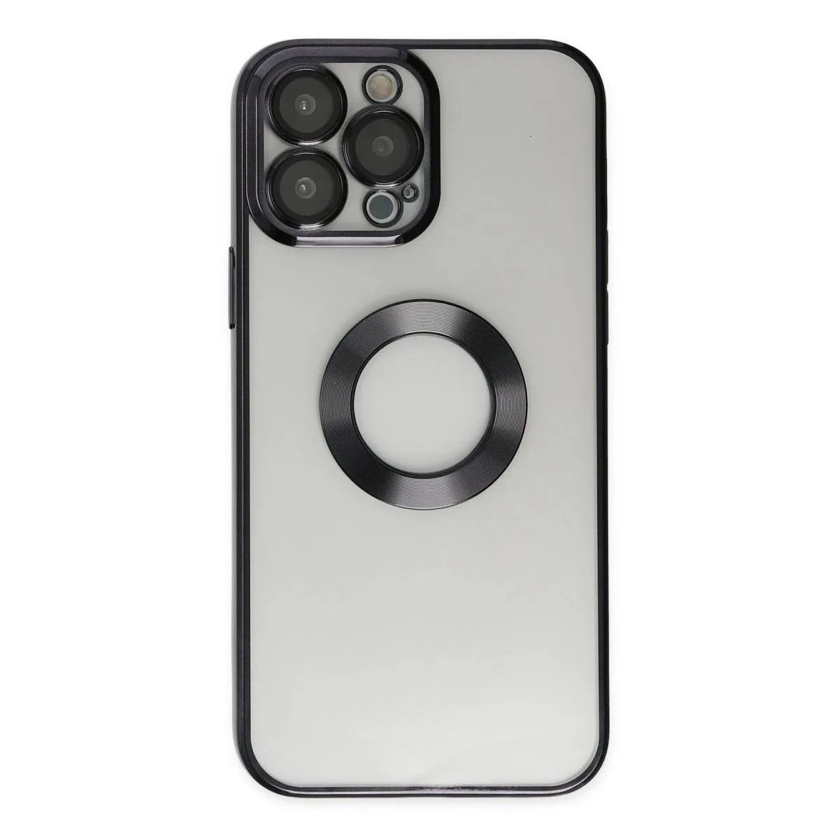 Apple İphone 13 Pro Max Kılıf Slot Silikon - Siyah