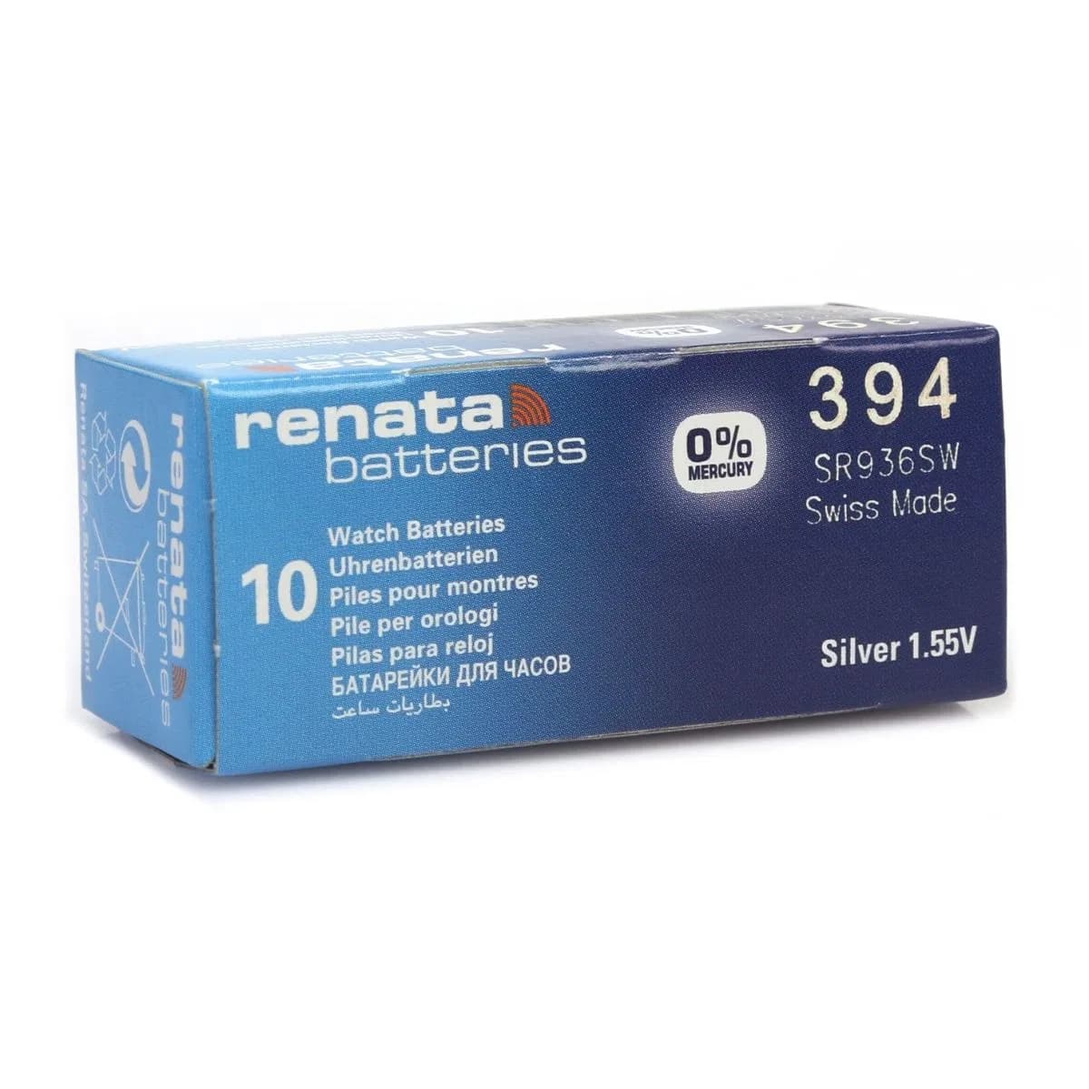 Renata 394 Sr936sw 1. 55v Alkalin Saat Pili 10 Adet