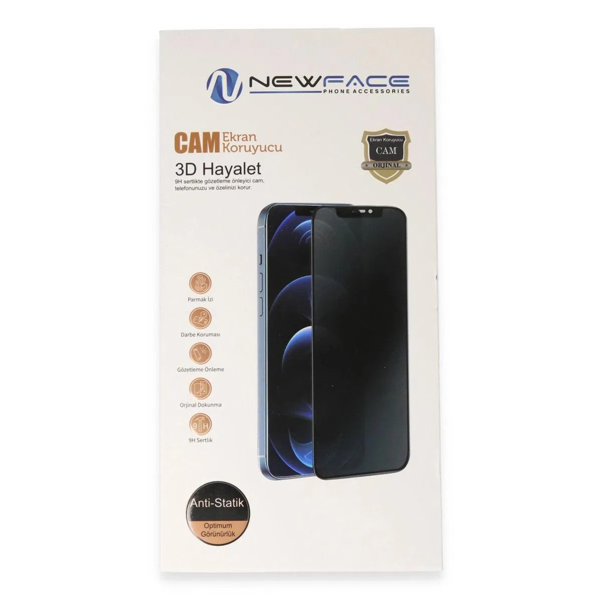Xiaomi Redmi Note 12 Pro 4g 3d Antistatik Hayalet Cam Ekran Koruyucu