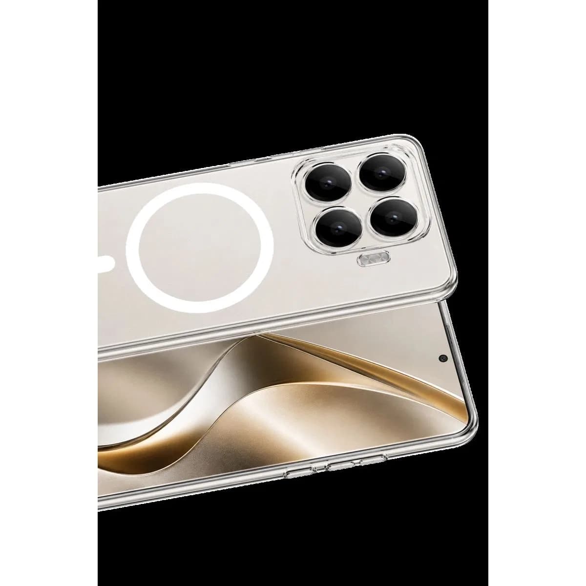 Newface Xiaomi Mi 17t Pro Combo Sert Şeffaf Magsafe Kapak - Şeffaf