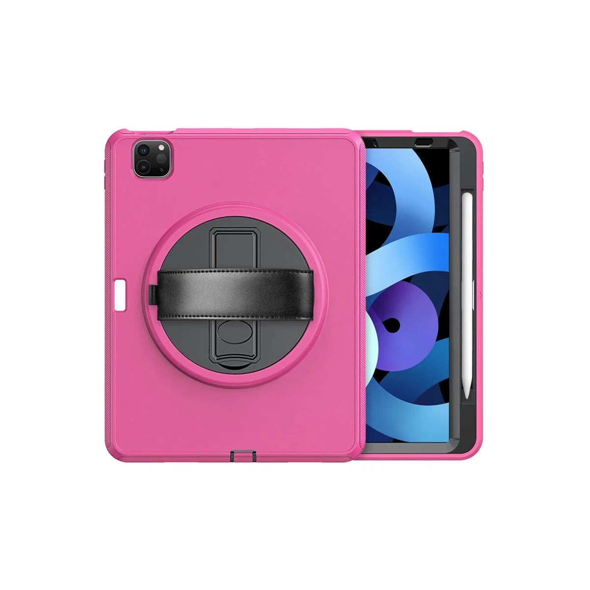 Apple İpad Pro 11 (2018) Kılıf Hand Strap Tablet Kılıfı - Pembe