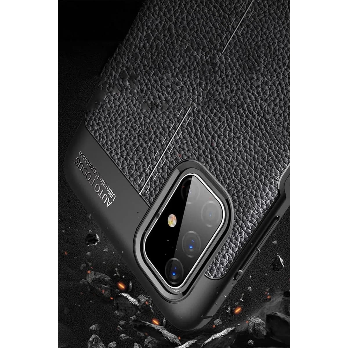 Samsung Galaxy M51 Kılıf Auto Focus Kapak - Kırmızı