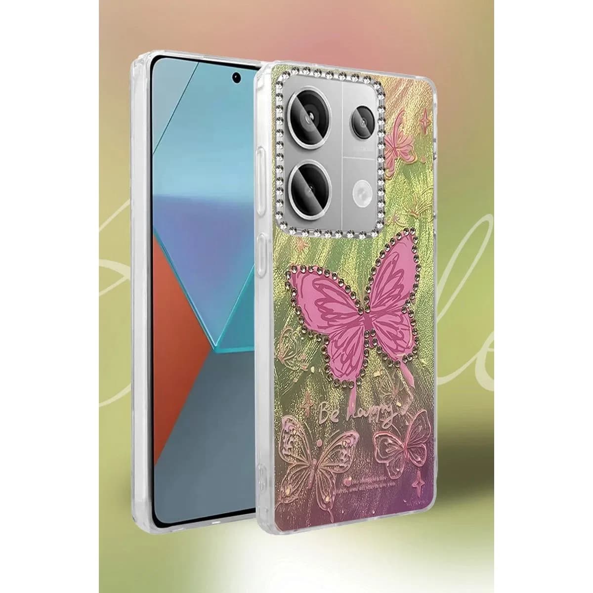 Xiaomi Redmi Note 13 Pro 4g Kılıf Blade Aynalı Desenli Kapak - Desen 6