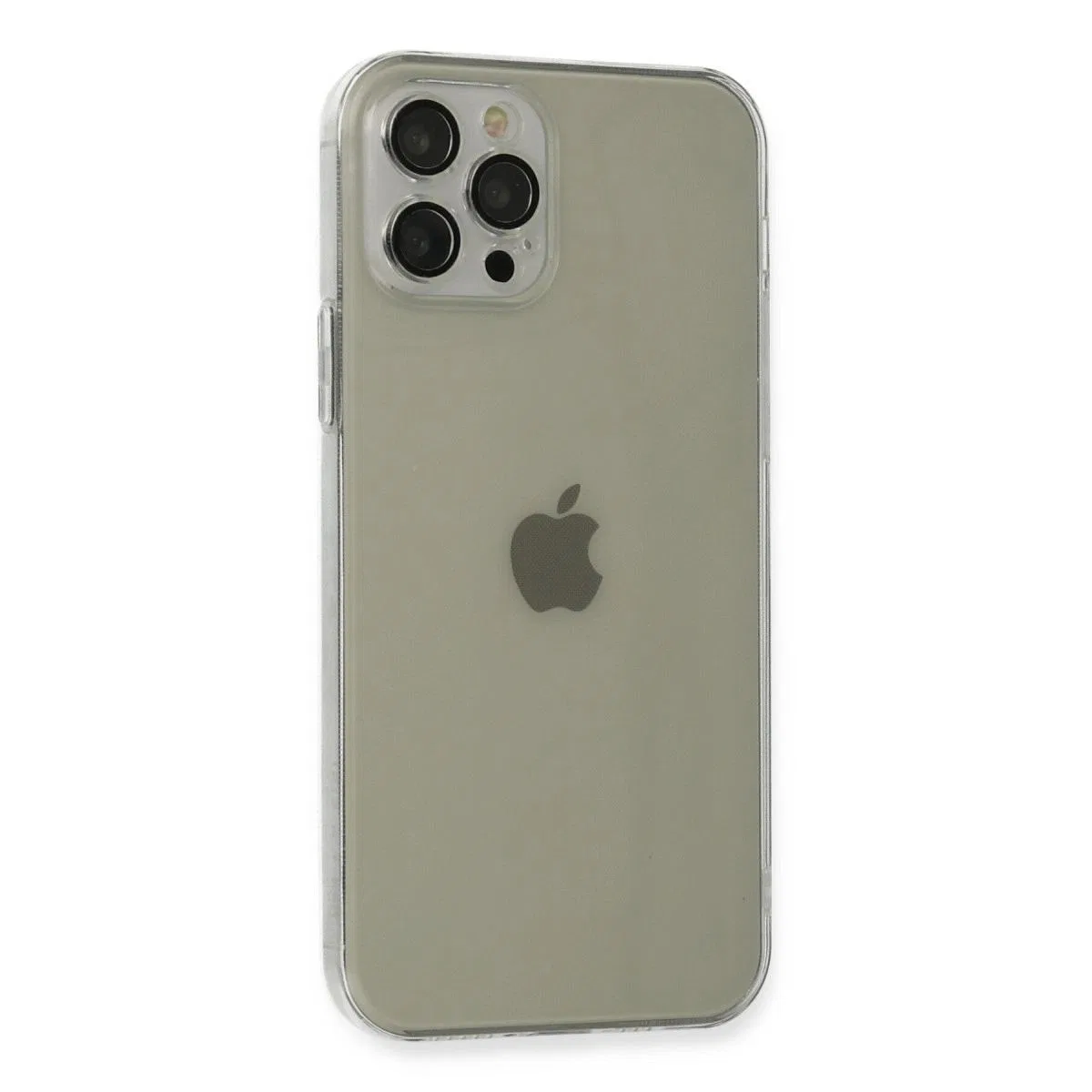 Apple İphone 12 Pro Max Kılıf Fly Lens Silikon - Şeffaf