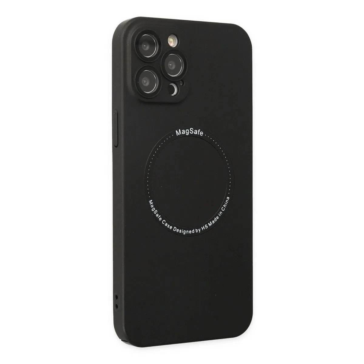 Apple İphone 12 Pro Kılıf Jack Magneticsafe Lens Silikon - Siyah
