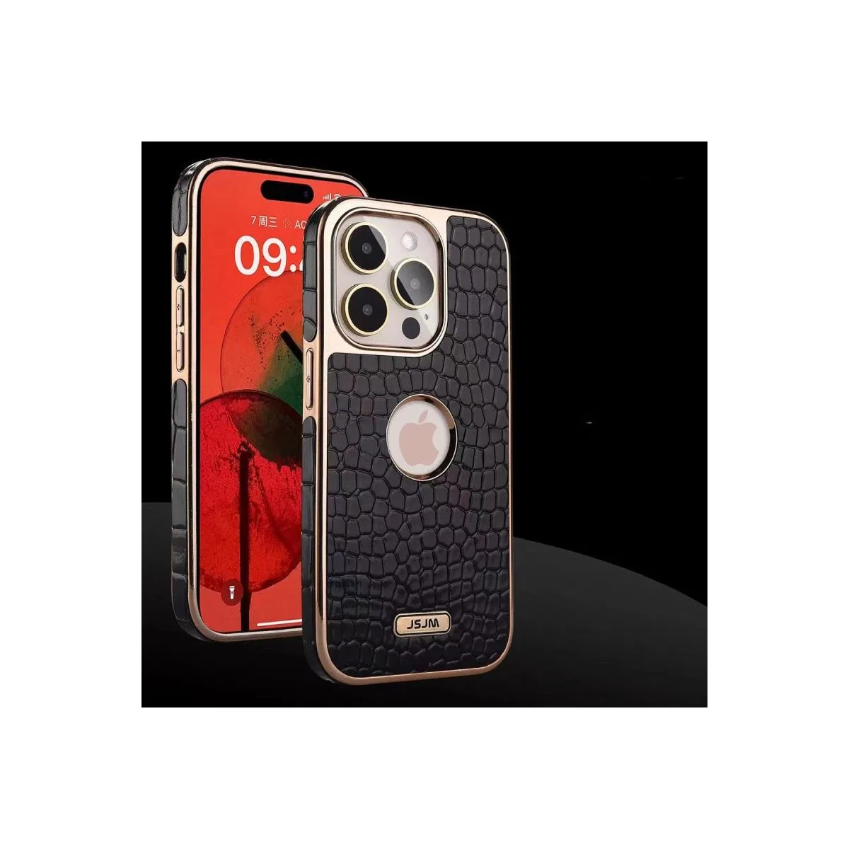 Newface Apple İphone 14 Pro Max Kılıf Snake Kapak - Bordo