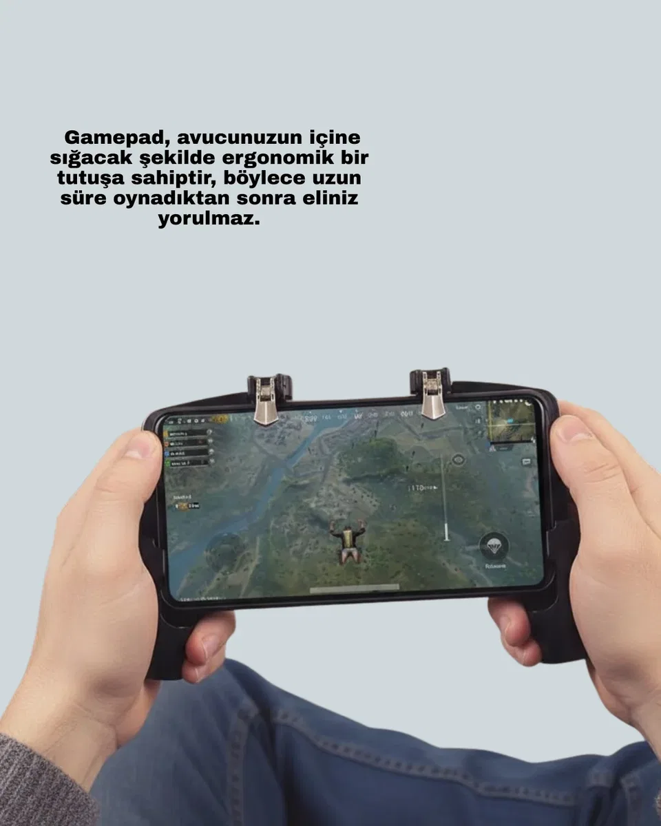Mobil Oyun Aparatı Ergonomik Kavramalı